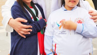 Photo of حسين الجسمي يشارك بالمسيرة الانسانية .. نمشي معا .. للاولمبياد الخاص في راس الخيمة